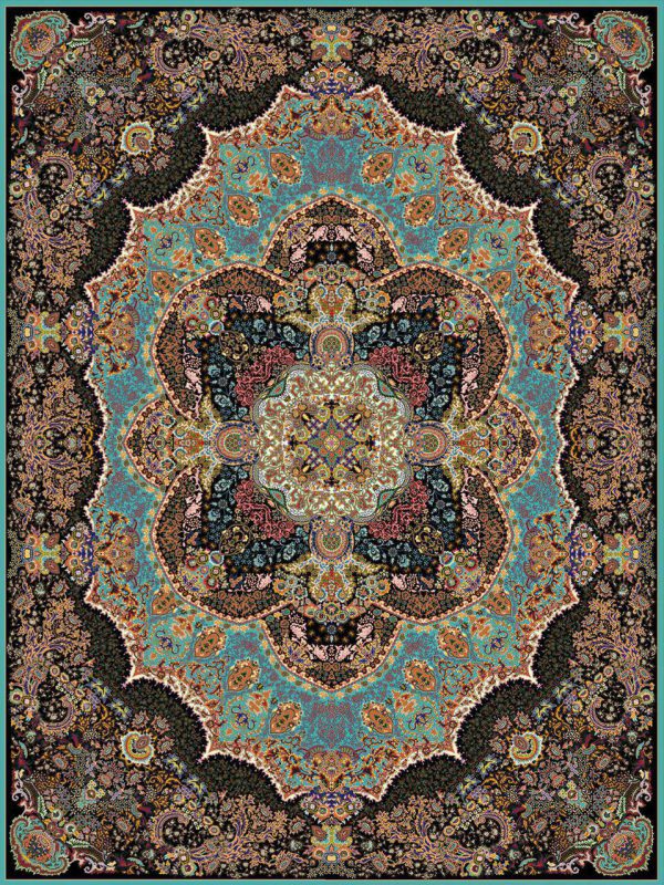 فرش پاتریس نقشه افشان مستان در 3 رنگ