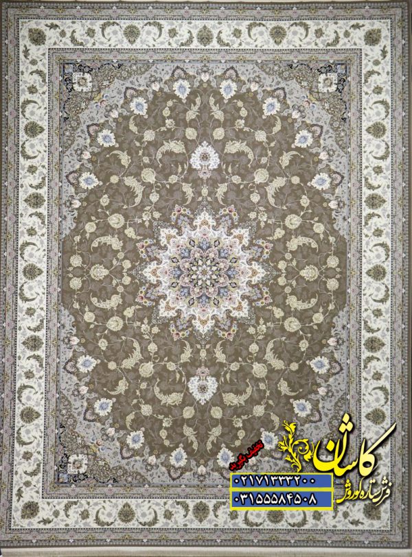 فرش 1500 شانه اصفهان شکلاتی