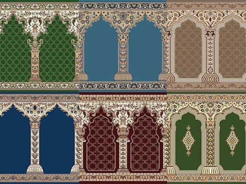 خرید فرش سجاده ای محرابی و تشریفاتی و مسجد ارزان