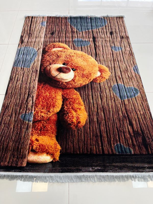 فرش طرح خرس برای اتاق کودک