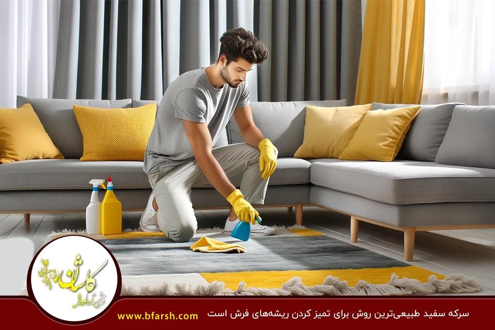 سرکه سفید؛ طبیعی‌ترین راه برای تمیز کردن ریشه فرش