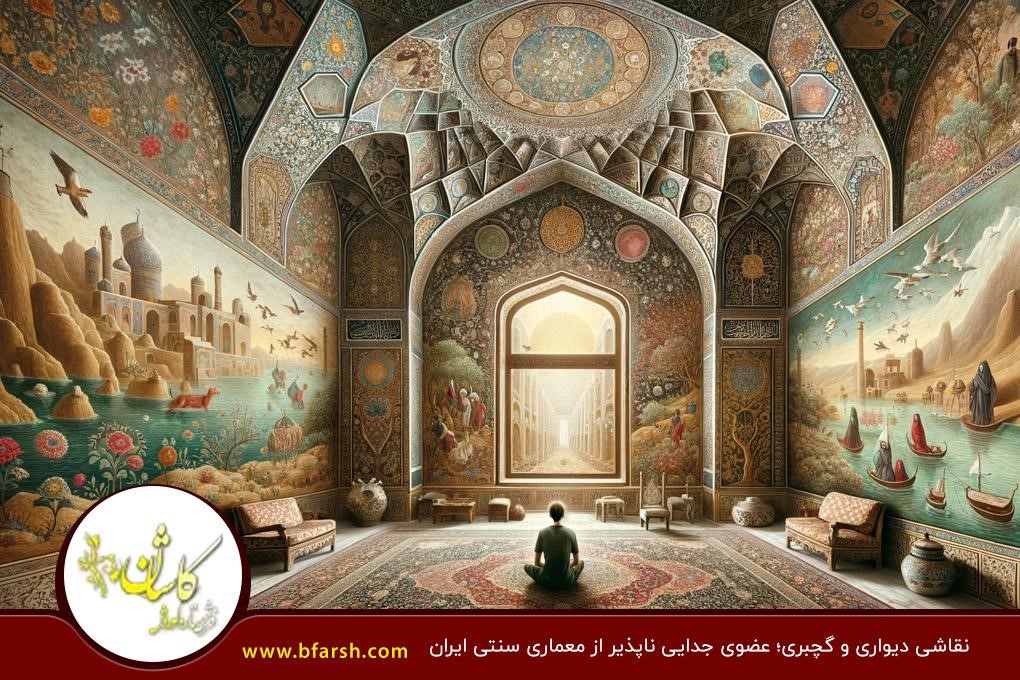 نقاشی دیواری و گچبری؛ عضوی جدایی ناپذیر از معماری سنتی ایران